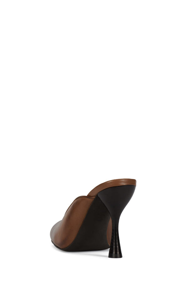 Jeffrey Campbell AUDRINA Heeled Mule Brown Ruboff