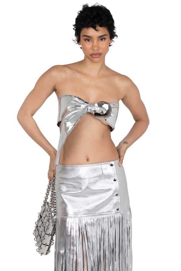 Jeffrey Campbell BIG-EASY BELT Belt Silver Combo