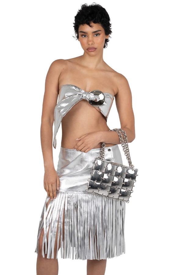 Jeffrey Campbell BIG-EASY BELT Belt Silver Combo