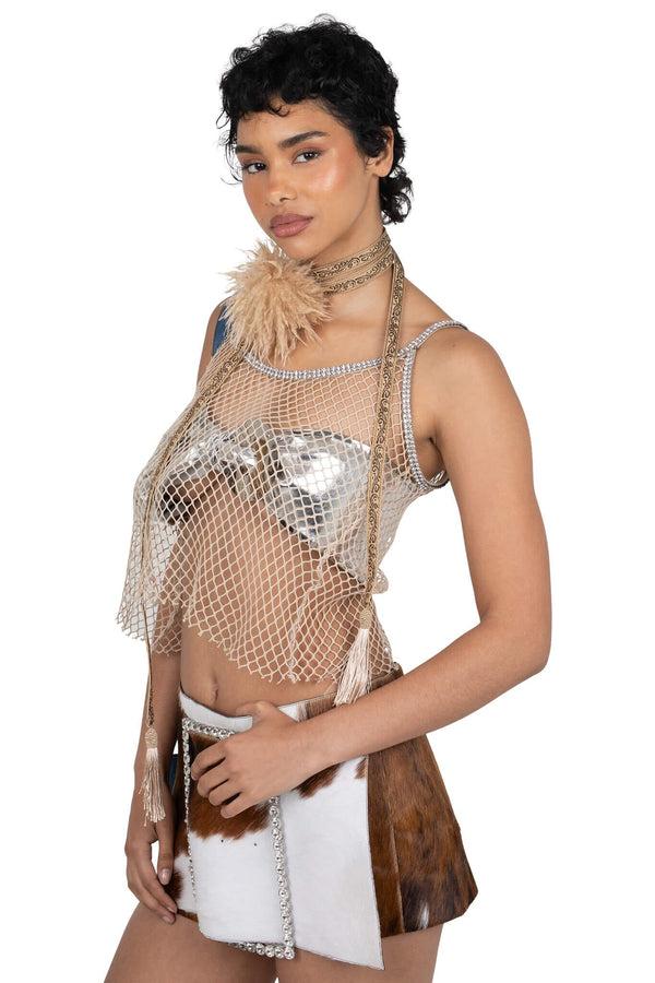 Jeffrey Campbell BIG-EASY BELT Belt Silver Combo