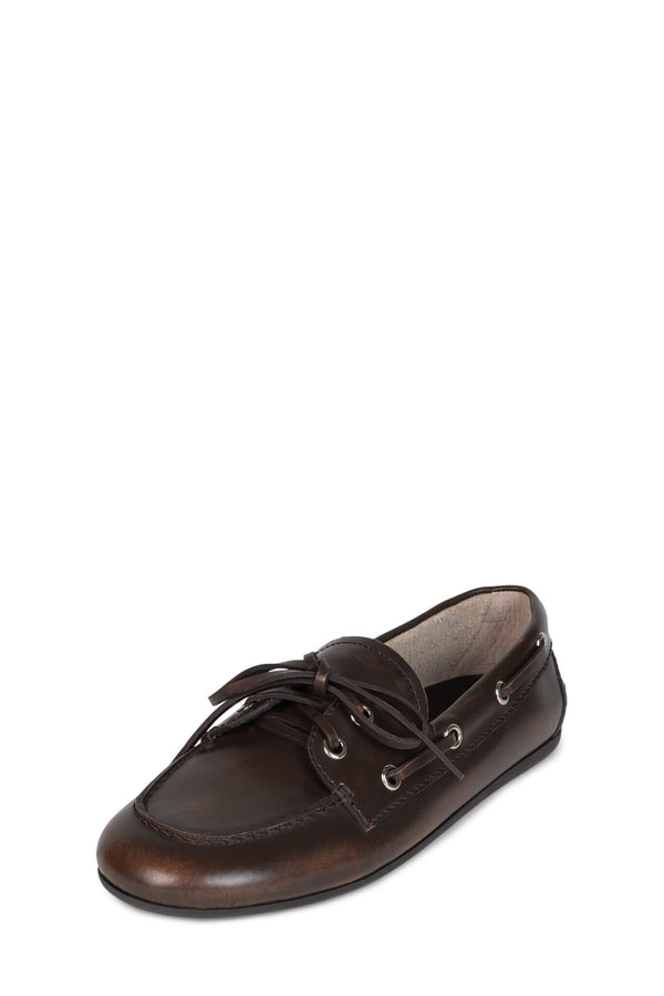 Jeffrey Campbell BOAST Loafer Brown Brush