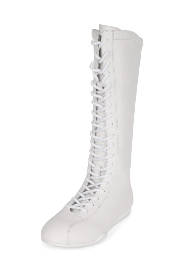 Jeffrey Campbell BOXING Knee-High Boot White Combo