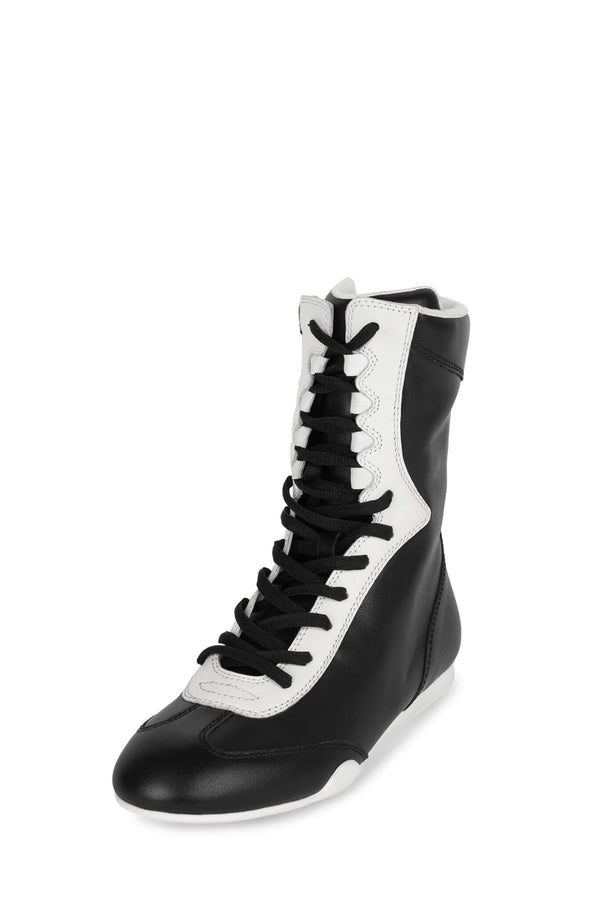 Jeffrey Campbell BOXING-LO Sneaker Black White