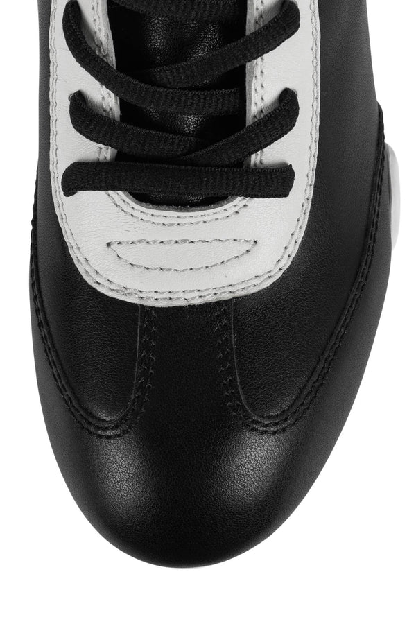 Jeffrey Campbell BOXING-LO Sneaker Black White