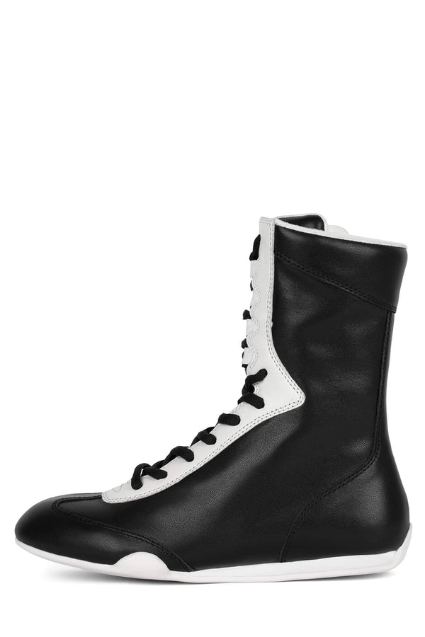 jeffrey campbell BOXING-LO Sneaker Black White