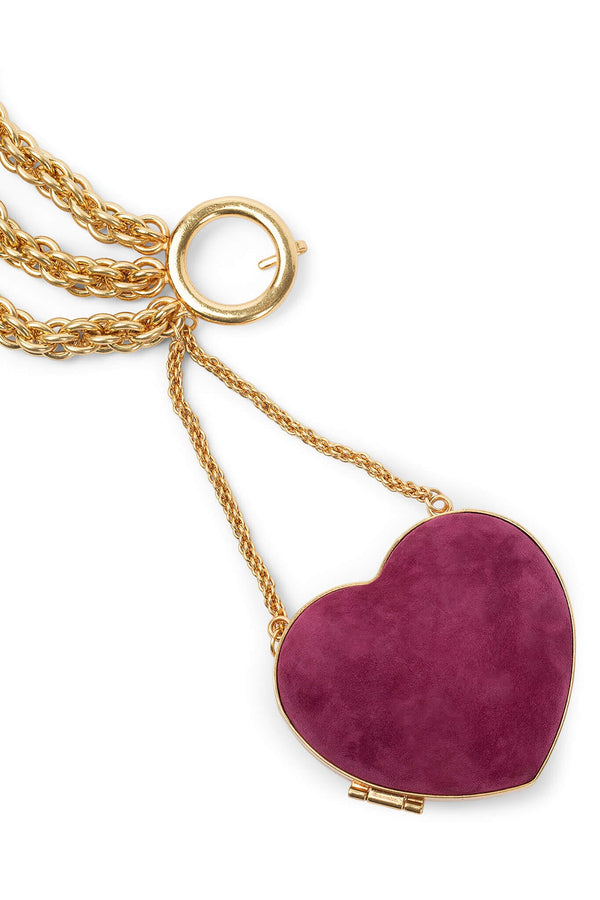 Jeffrey Campbell BPM BELT Belt Fuchsia Suede Gold