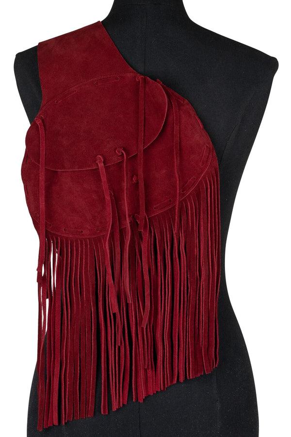 Jeffrey Campbell BURRO Bag Red Suede