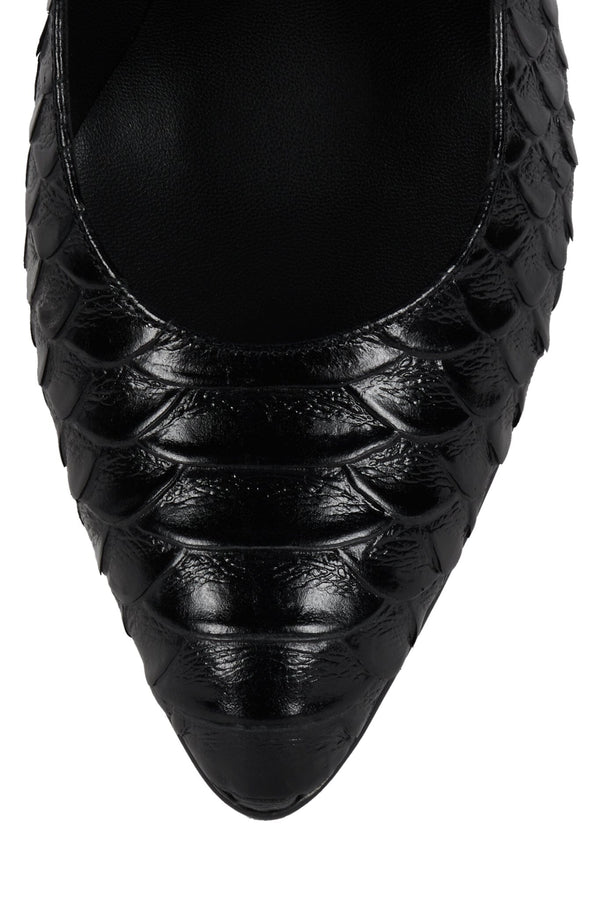 Jeffrey Campbell BUSY-GIRL Pump Black Snake