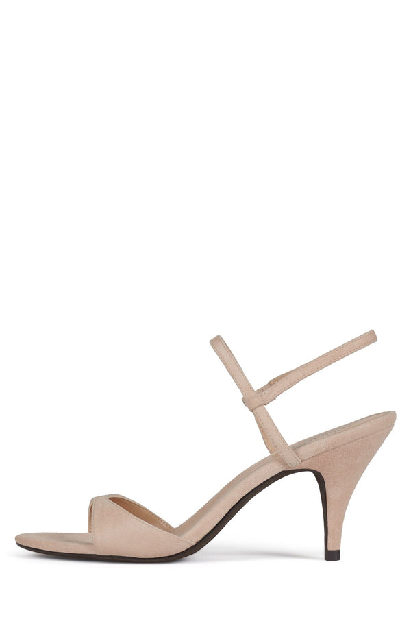 jeffrey campbell CALLA Heeled Sandal Beige Suede