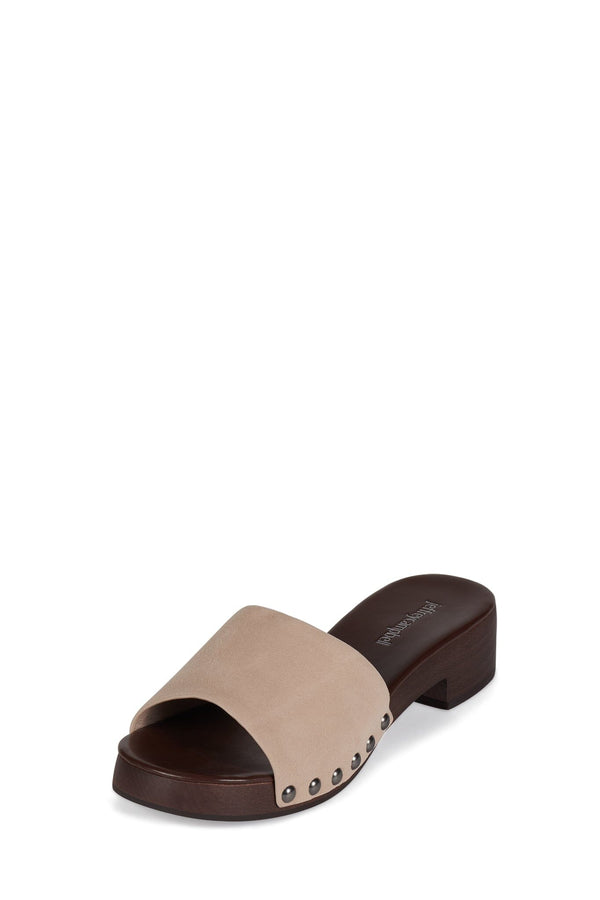 Jeffrey Campbell CAMBRIE Heeled Sandal Beige Suede