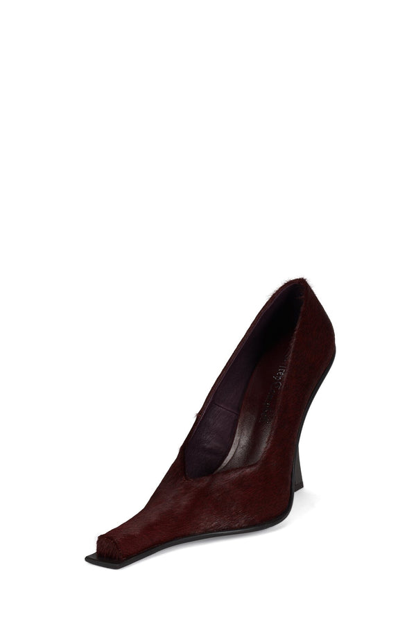 Jeffrey Campbell CENTAURI-F Pump Wine Long Hair