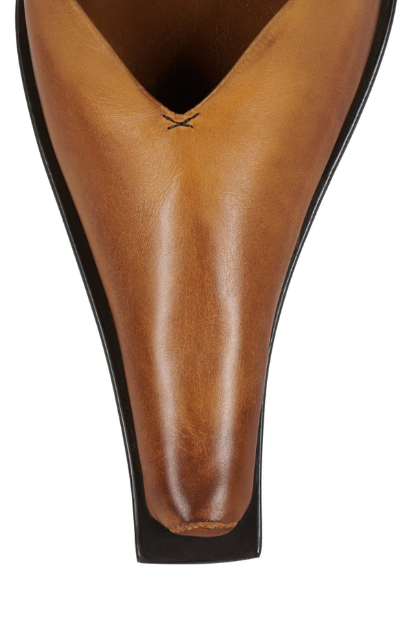 Jeffrey Campbell CENTAURI Pump Tan Ruboff Pewter