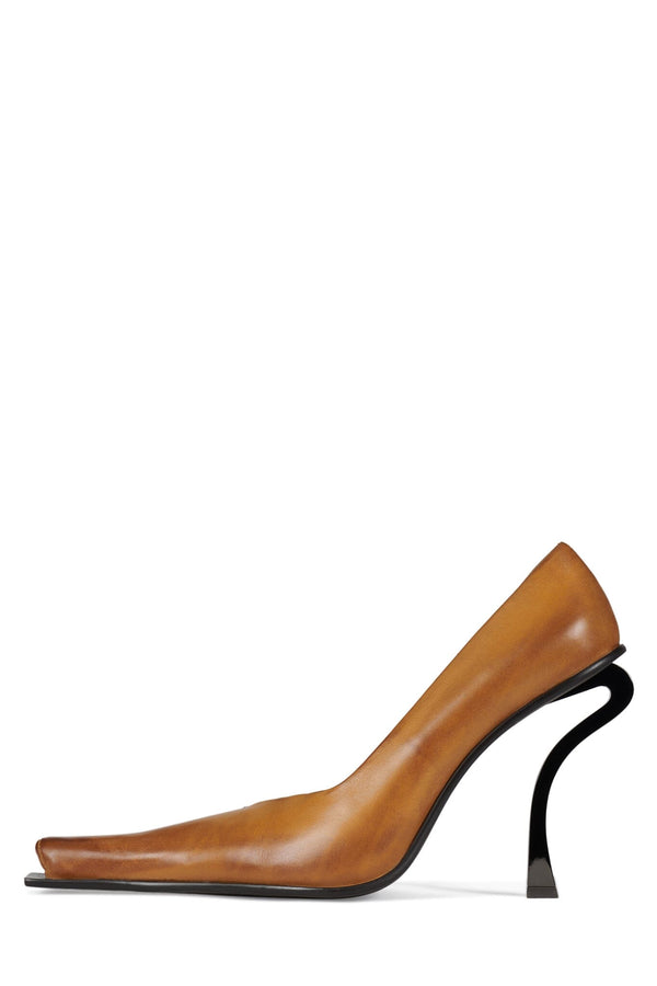 jeffrey campbell CENTAURI Pump Tan Ruboff Pewter