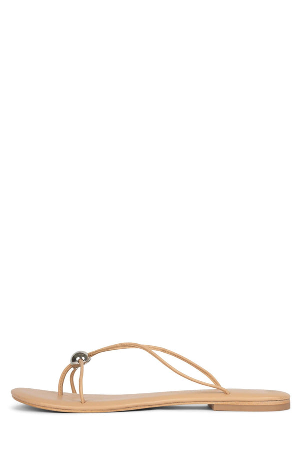 jeffrey campbell CHERISHED Flat Sandal Buff Silver