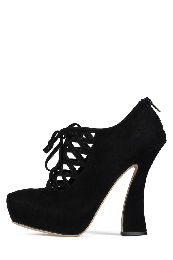 jeffrey campbell CHESIRE Platform Pump Black Suede