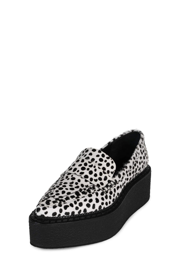 Jeffrey Campbell CHOUX-NB-F Black White Dot