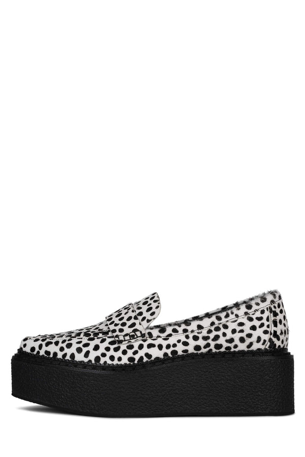 jeffrey campbell CHOUX-NB-F Black White Dot