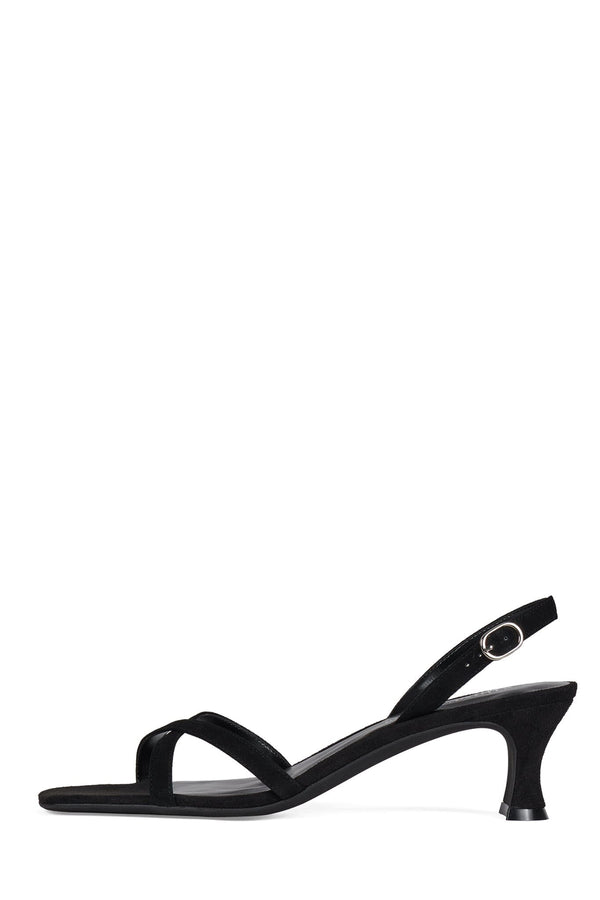 jeffrey campbell CHRISSY Heeled Sandal Black Suede