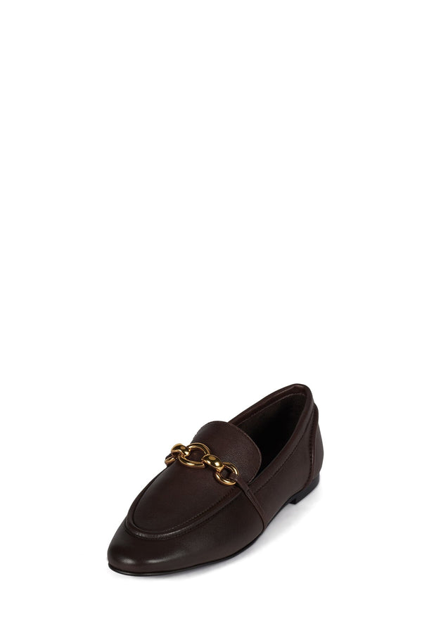 Jeffrey Campbell CLERK Loafer Brown Gold