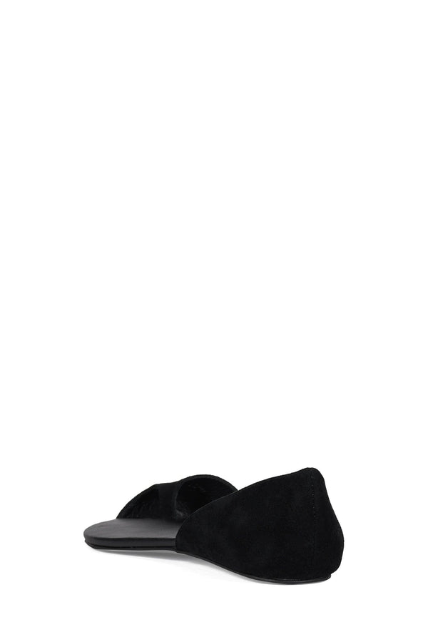 Jeffrey Campbell CLOVEN Flat Black Suede
