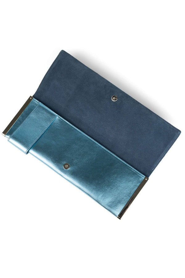 Jeffrey Campbell CLUB-KIT Bag Blue Metallic Silver