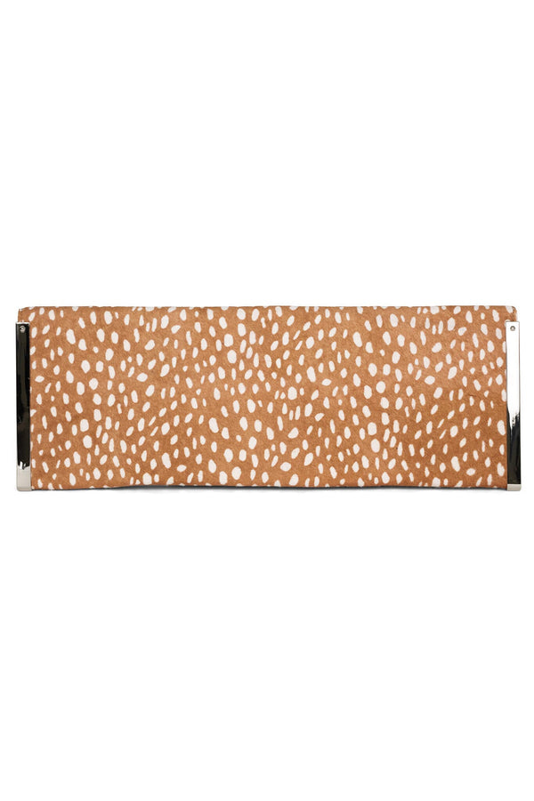 Jeffrey Campbell CLUTCH-F Bag Beige White Spot