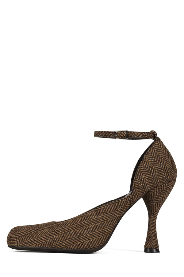 jeffrey campbell COMPLY Pump Brown Multi Tweed