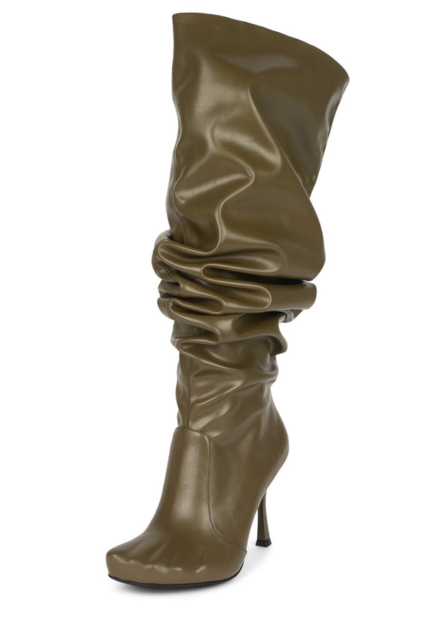 Jeffrey Campbell CONFORM-02 OTK Boot Olive