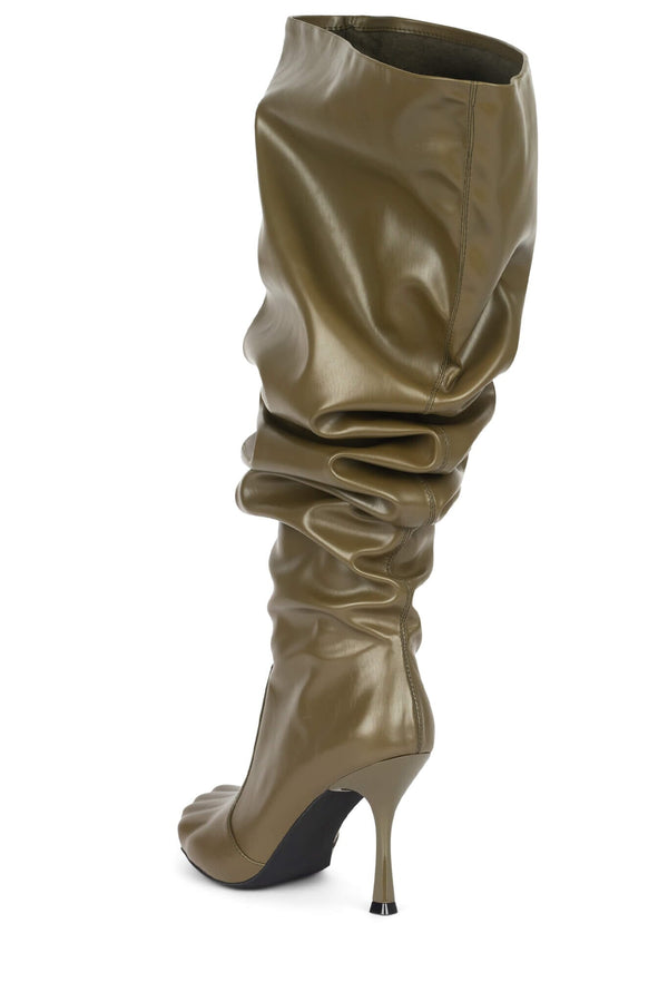 Jeffrey Campbell CONFORM-02 OTK Boot Olive