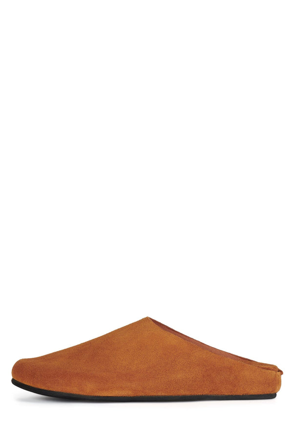 jeffrey campbell CONTENT Flat Mule Dark Tan Suede