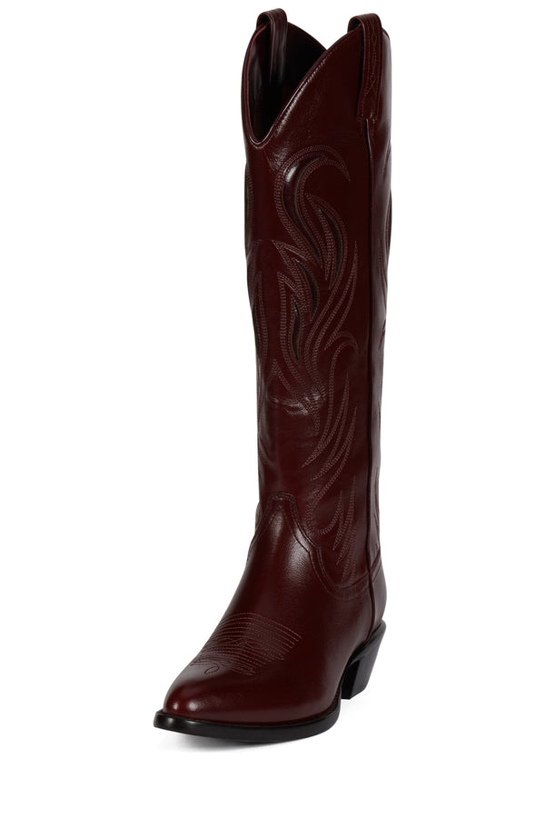 Jeffrey Campbell COW-POKE Knee-High Boot Black