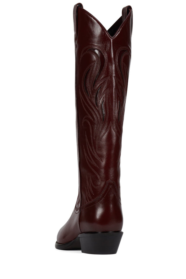 Jeffrey Campbell COW-POKE Knee-High Boot Black