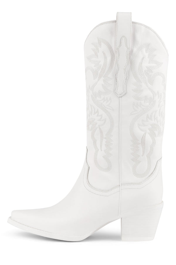 jeffrey campbell DAGGET Mid-Calf Boot White