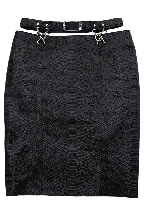 Jeffrey Campbell DEMITRIA SKIRT Skirt Black Snake
