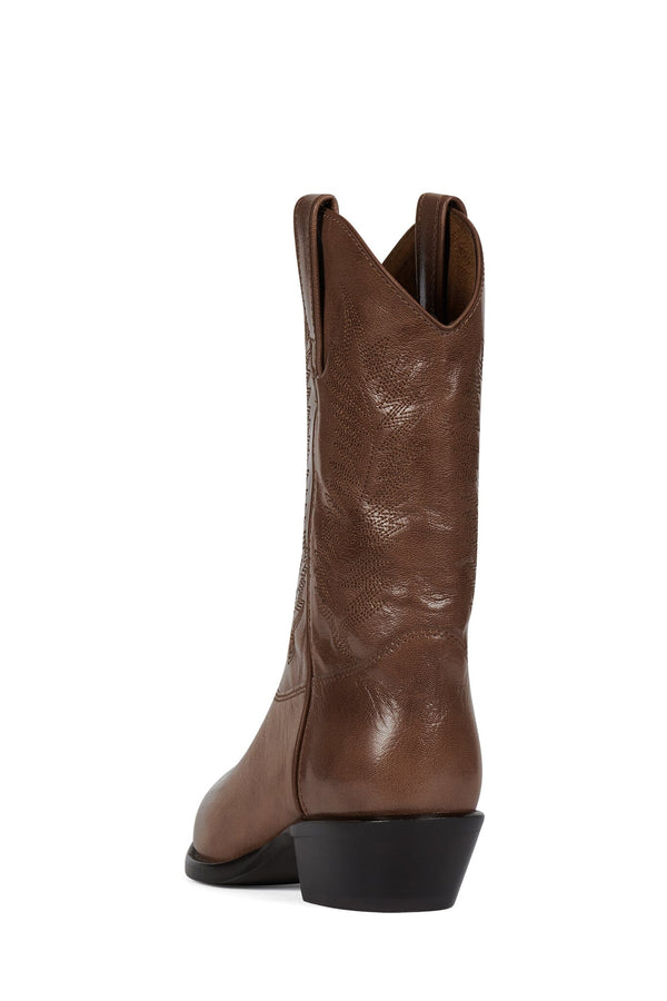 Jeffrey Campbell DIEGUITO Mid-Calf Boot Brown