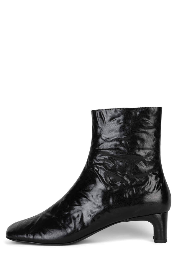jeffrey campbell DISCUSS Heeled Boot Black Crinkle