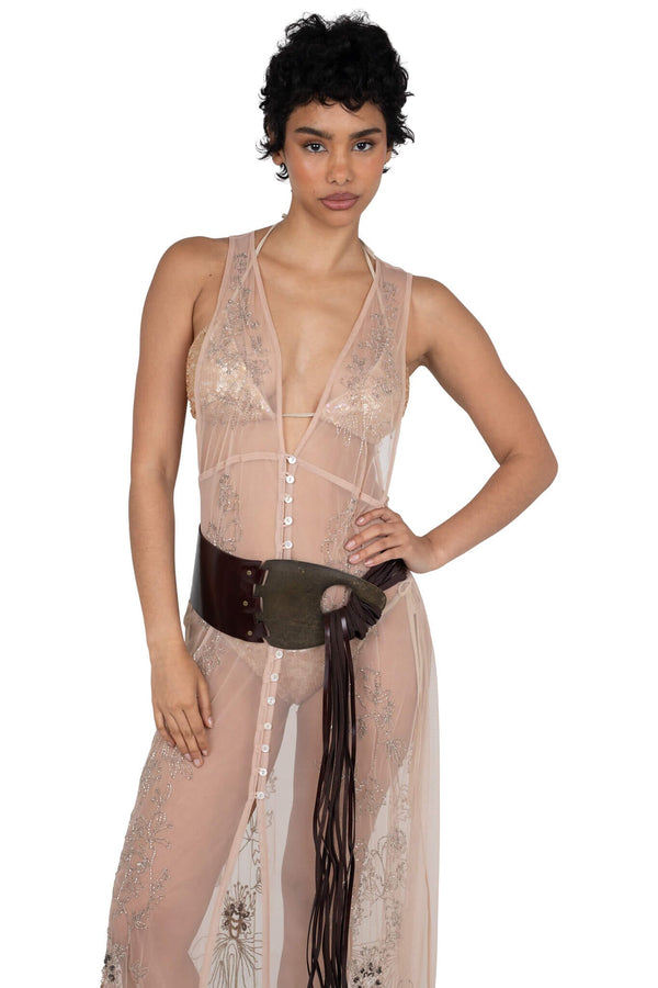 Jeffrey Campbell DONT-DARE BELT Belt Brown Bronze