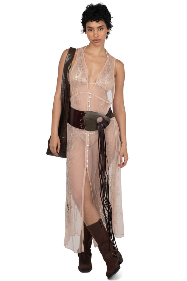 Jeffrey Campbell DONT-DARE BELT Belt Brown Bronze