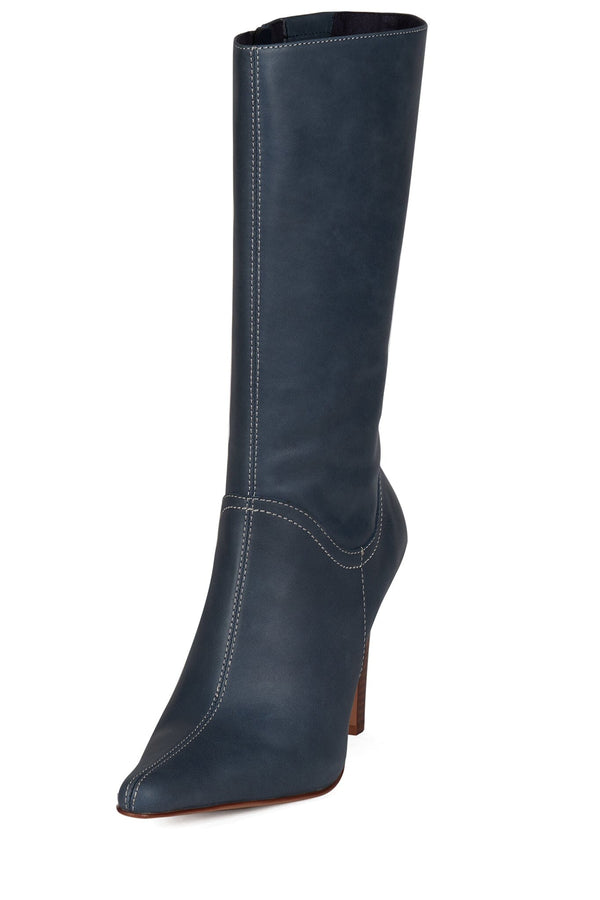 Jeffrey Campbell DOTTY Mid-Calf Boot Dusty Blue