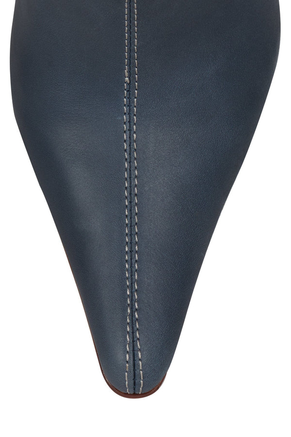 Jeffrey Campbell DOTTY Mid-Calf Boot Dusty Blue