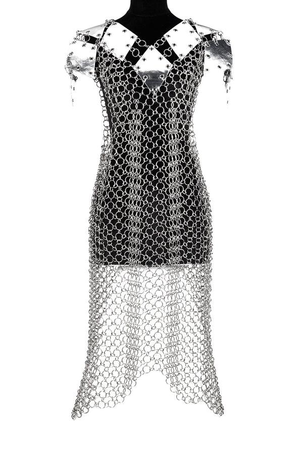 jeffrey campbell EQUIPPED DRESS Dress Silver Combo