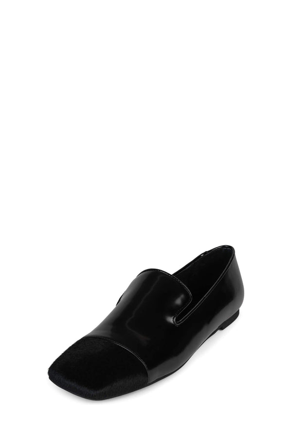 Jeffrey Campbell ETHICS-F Loafer Black Box Black