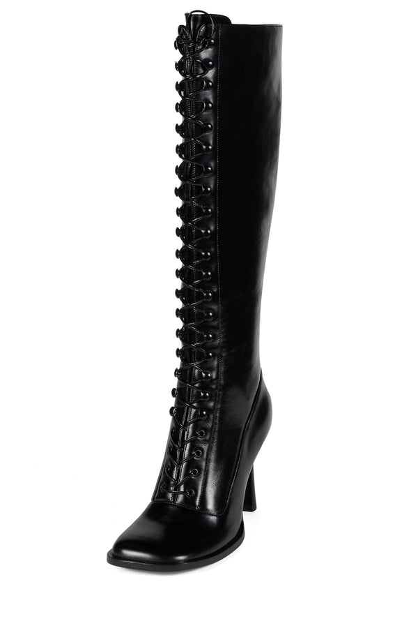 Jeffrey Campbell FANNING Knee-High Boot Black