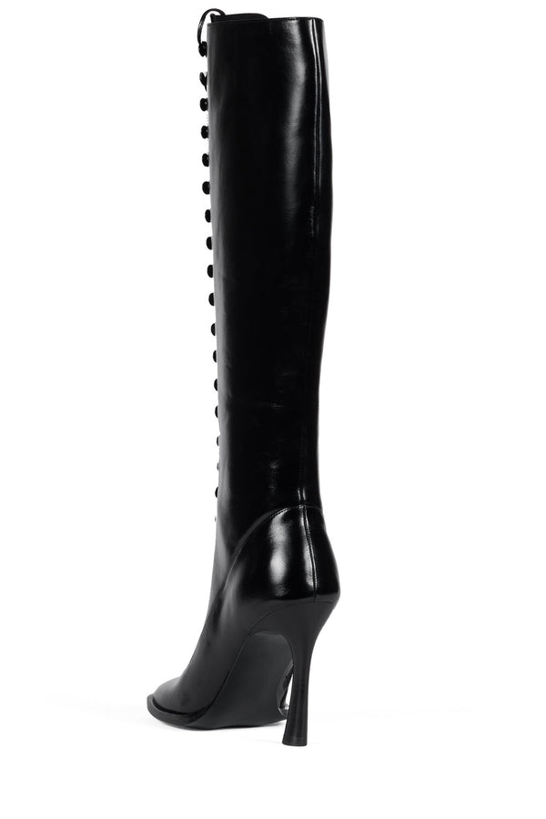 Jeffrey Campbell FANNING Knee-High Boot Black