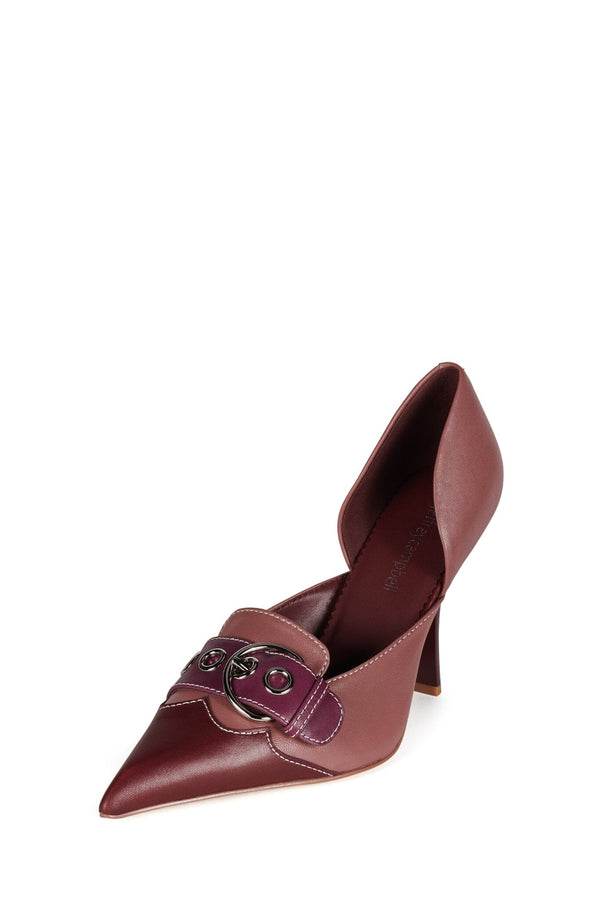 Jeffrey Campbell FIXED-IN Pump Mauve Purple Combo