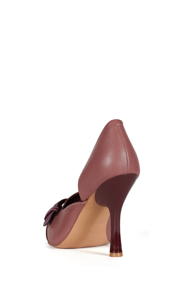 Jeffrey Campbell FIXED-IN Pump Mauve Purple Combo