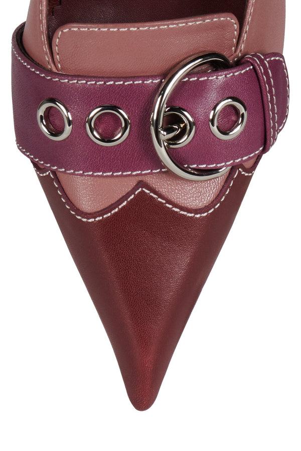 Jeffrey Campbell FIXED-IN Pump Mauve Purple Combo