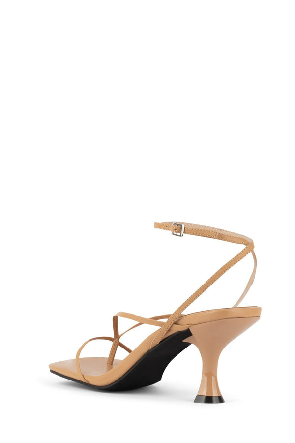 Jeffrey Campbell FLUXX Heeled Sandal Nude