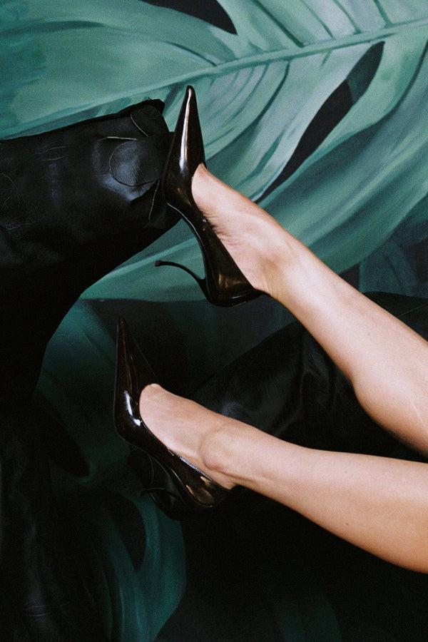 Jeffrey Campbell FREAK-OUT Pump Black Patent