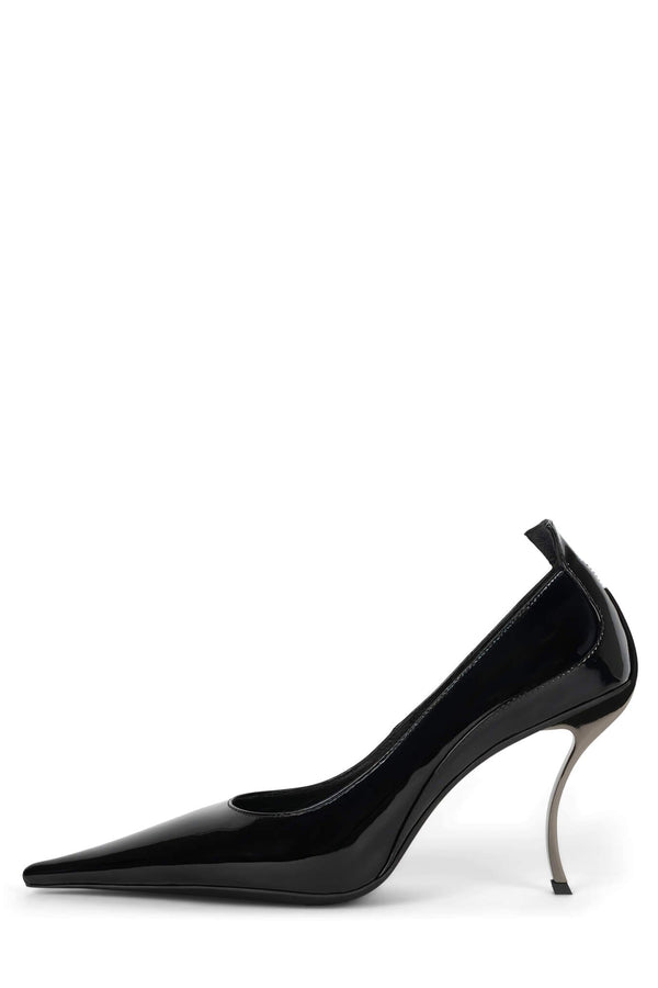 jeffrey campbell FREAK-OUT Pump Black Patent